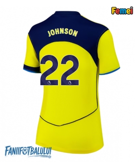 Tottenham Hotspur Brennan Johnson #22 Tricou Fotbal Replică 2025-26 Femei Treilea